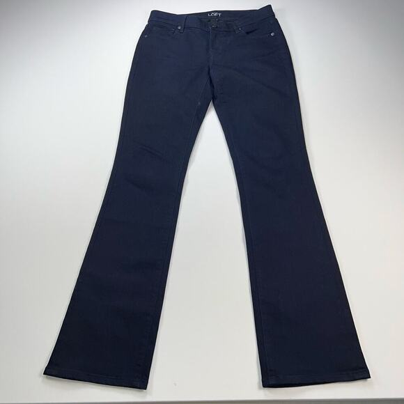 Ann Taylor LOFT Denim - Ann Taylor Loft Low Rise Sexy Boot Jeans Navy Blue NEW w/o Tags Size 27/4